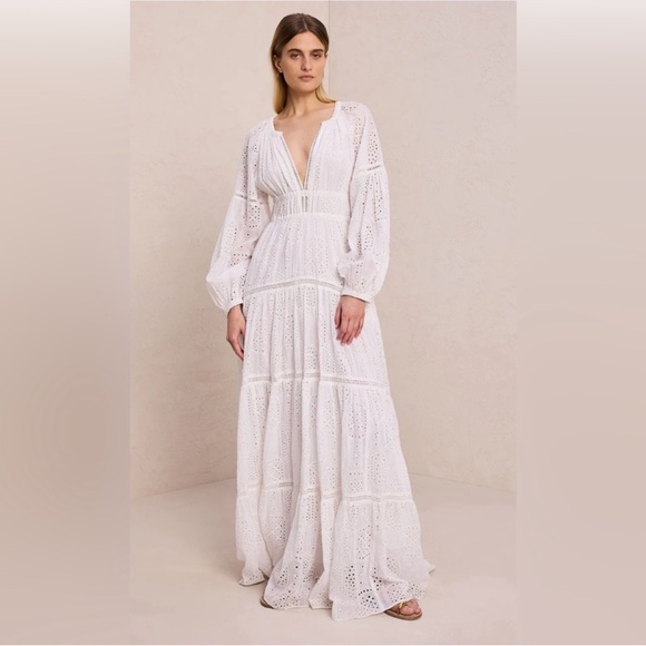 A.L.C Mackenna Cotton Lace Maxi Dress NWT